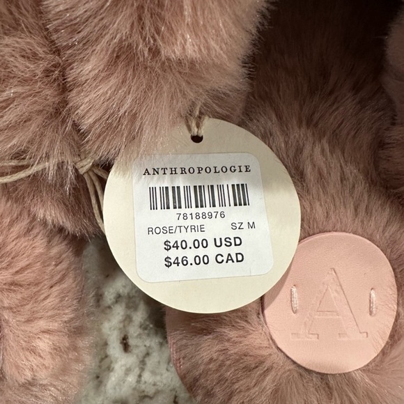 Pink Metallic Scuff Slippers - Picture 6 of 7